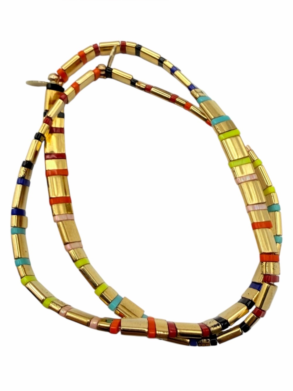 SHASHI Tilu gold colorful beaded Bracelets